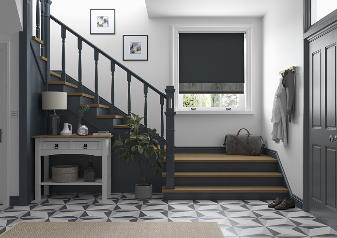 Rimini (Blackout), Black & Optima Black - Double Roller Blind - Image 5